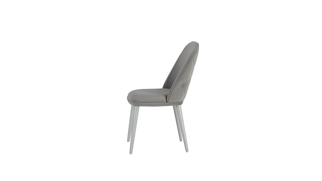 Loretto Sandalye 6321 2 li Gri - Görsel 4